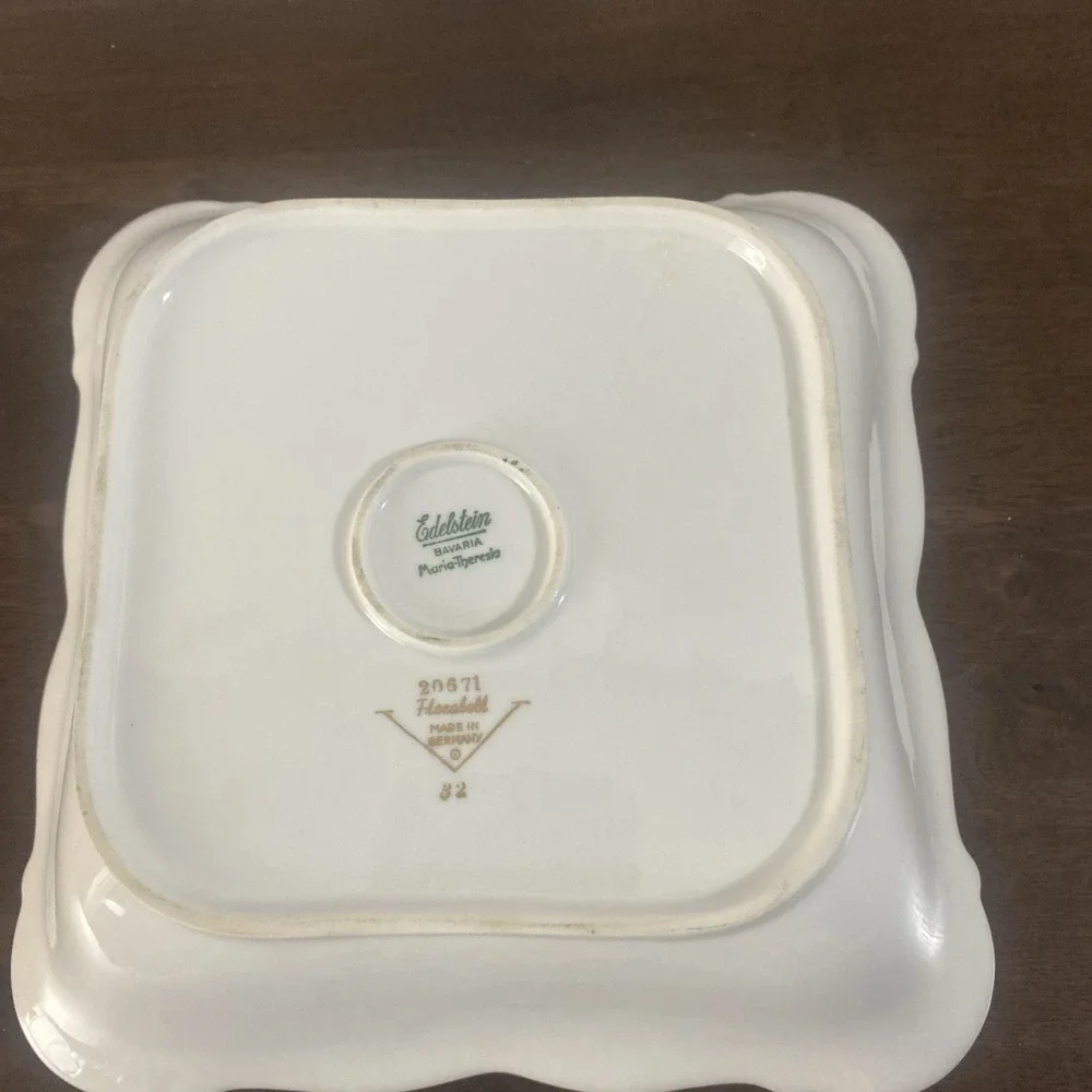 Edelstein Maria Theresia Bavaria Square Vegetable/ Serving ‎ Dish